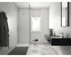 hansgrohe Waschtischarmatur VERNIS SHAPE 100 chrom mit Zugstangen-Ablaufgarnitur 71568000