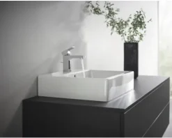 hansgrohe Waschtischarmatur VERNIS SHAPE 100 chrom mit Zugstangen-Ablaufgarnitur 71568000