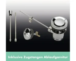hansgrohe Waschtischarmatur VERNIS SHAPE 100 chrom mit Zugstangen-Ablaufgarnitur 71568000