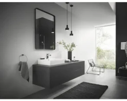 hansgrohe Waschtischarmatur VERNIS SHAPE 100 CoolStart chrom mit Zugstangen-Ablaufgarnitur 71594000