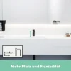 hansgrohe Waschtischarmatur VERNIS SHAPE 100 schwarz matt mit Zugstange 71561670