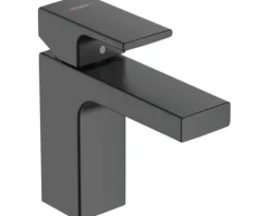 hansgrohe Waschtischarmatur VERNIS SHAPE 100 schwarz matt mit Zugstange 71561670