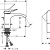 hansgrohe Waschtischarmatur VIVENIS schwarz matt 75010670