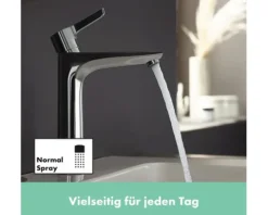 hansgrohe Waschtischarmatur WATERFORMS chrom 31578000