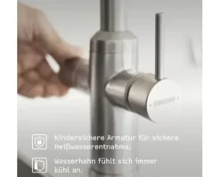 Heißwasserautomat Stiebel Eltron HOT 2.6 N Premium 3 in 1 c Untertisch 2,6 Liter mit Küchenarmatur chrom