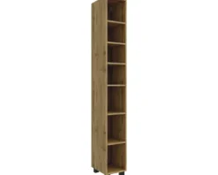 Held Möbel Seitenregal Lyon 25 cm x 180 cm x 35 cm Frontfarbe wotan eiche 814.1.3240