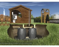 Herkules-Abwasser-Sammelgrube GARANTIA 1600 Liter mit DIBt-Zulassung