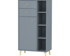 Highboard Möbelpartner Bjarne BxHxT 60.2x113.4x33.1 cm fjord