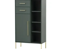 Highboard Möbelpartner Kent BxHxT 67.1x117.4x33.1 cm waldgrün