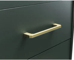 Highboard Möbelpartner Kent BxHxT 67.1x117.4x33.1 cm waldgrün