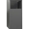 Highboard Pelipal xpressline 3261 grau mit Glasfront BxHxT 30 x 72 x 33 cm