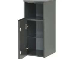Highboard Pelipal xpressline 3261 grau mit Glasfront BxHxT 30 x 72 x 33 cm