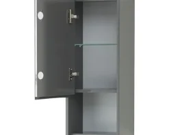 Hängeschrank Pelipal xpressline 3261 grau mit Glasfront BxHxT 30 x 70 x 16 cm