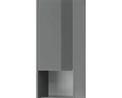 Hängeschrank Pelipal xpressline 3261 grau mit Glasfront BxHxT 30 x 70 x 16 cm