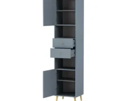 Hochschrank Möbelpartner Bjarne BxHxT 40.3x180.6x33.1 cm fjord