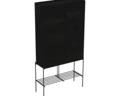 Hochschrank VitrA Equal BxHxT 73,5 x 141 cm x 27,5 cm Frontfarbe ulme madera 66531