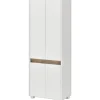 Hochschrank Möbelpartner Cosmo BxHxT 56,9 x 164,5 cm x 33 cm Frontfarbe weiß