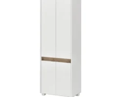 Hochschrank Möbelpartner Cosmo BxHxT 56,9 x 164,5 cm x 33 cm Frontfarbe weiß