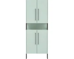 Hochschrank Möbelpartner Limone BxHxT 65,2 x 183,4 cm x 33,1 cm Frontfarbe mintgrün