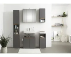 Hochschrank pelipal Capri 185,5 x 30 cm Quarzgrau