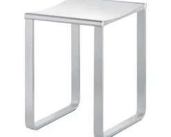 Hocker KEUCO Plan chrom/weiß glänzend matt 14982010051