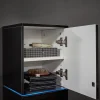 Home Deluxe - Badmöbel-Set - WANGEROOGE Schwarz - X-Large - inkl. Waschbecken und komplettem Zubehör - Breite Waschbecken: ca. 60 cm I Badezimmermöbel Waschtisch Badmöbelset
