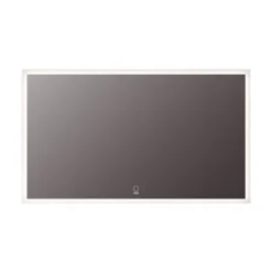 Home Deluxe - LED-Spiegel NOLA - Rechteckig 120 x 70 cm - 3 verschiedene Lichtfarben, Antibeschlagssystem - 38 Watt Gesamtleistung I Wandspiegel Badspiegel Badezimmerspiegel