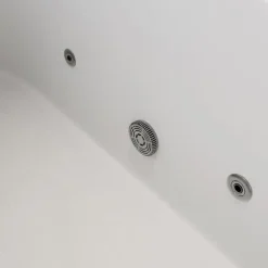 Home Deluxe - Seniorenbadewanne inkl. Whirlpool- VITAL M Links - Maße: 153 x 76 x 64cm - inkl. komplettem Zubehör I Badewanne mit Tür, Senioren Badewanne mit Einstieg
