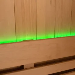 Home Deluxe - Traditionelle Sauna - OMAHA - 180 x 150 x 200 cm - für 4 Personen - Fichtenholz, inkl. Saunaofen I Dampfsauna Aufgusssauna