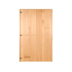 Home Deluxe - Traditionelle Sauna - Skyline L - 120 x 150 x 190 cm - für 2-3 Personen, Hemlocktanne, inkl. Saunaofen, Saunazubehör I Dampfsauna Aufgusssauna Finnische Sauna Bio Sauna