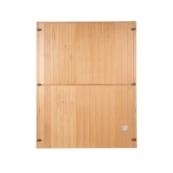 Home Deluxe - Traditionelle Sauna - Skyline L - 120 x 150 x 190 cm - für 2-3 Personen, Hemlocktanne, inkl. Saunaofen, Saunazubehör I Dampfsauna Aufgusssauna Finnische Sauna Bio Sauna