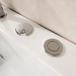 Home Deluxe - Whirlpool Badewanne - NOOR - weiß mit Handbrause und Massage - ca. 173 x 80 x 84 cm I Indoor Badewanne, Spa, 2 Personen