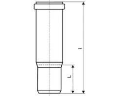 HT-L Langmuffe DN 40 mm