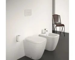 Ideal Standard Stand-WC i.life S Tiefspüler ohne Spülrand weiß glänzend ohne WC-Sitz T459401