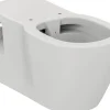 Ideal Standard Wand-WC Connect Freedom Tiefspüler ohne Spülrand lang weiß glänzend ohne WC-Sitz E819401