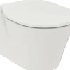 Ideal Standard Wand-WC Set Connect Air Tiefspüler ohne Spülrand weiß glänzend mit WC-Sitz K876801