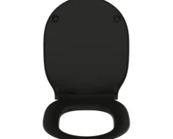 Ideal Standard Wand-WC Set Connect Air Tiefspüler ohne Spülrand schwarz matt mit WC-Sitz K8768V3