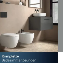 Ideal Standard Bidetarmatur Alero, FirmaFlow® Kartusche, Wassersparend, EasyFix® Schnellmontagesystem