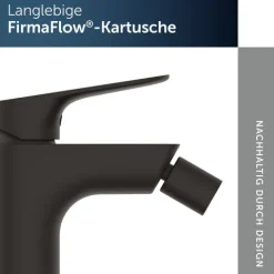 Ideal Standard Bidetarmatur Alero, FirmaFlow® Kartusche, Wassersparend, EasyFix® Schnellmontagesystem