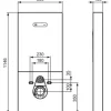 Ideal Standard Sanitärmodul ProSys NEOX mit UP-Spülkasten 114,6 cm schwarz R0144A6
