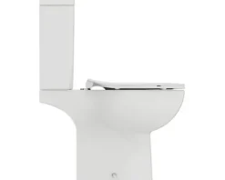 Ideal Standard WC-Kombination Set Eurovit Tiefspüler ohne Spülrand weiß glänzend mit WC-Sitz W007501