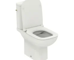 Ideal Standard WC-Kombination Set i.life A Tiefspüler ohne Spülrand weiß glänzend - mit WC-Sitz R045801