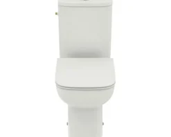 Ideal Standard WC-Kombination Set i.life A Tiefspüler ohne Spülrand weiß glänzend - mit WC-Sitz R045801