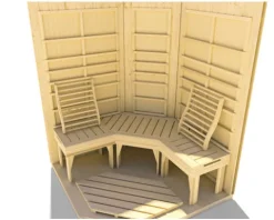 Infrarotkabine Weka Osby 1 140x99x190 cm