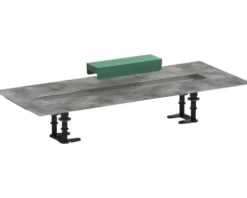 Installationsset für Duschrinnen Fertigsets hansgrohe RainDrain 600 mm 56010180 ohne uBox Grundkörper