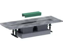 Installationsset für Duschrinnen Fertigsets hansgrohe uBox universal 600 mm 56022180