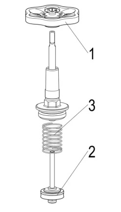 JS FETTKAMMER-OT FUER KFR-VENTIL DIN3502,STEIG.SP.,DN25,1,EPDM