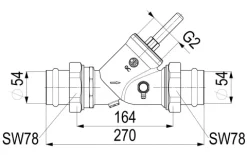 JS RUECKFLUSSVERHINDERER, M.ENTL. PRESS AG MULTI,DN50,PRESS 54,DVGW