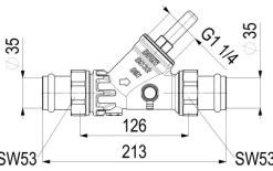 JS RUECKFLUSSVERHINDERER, M.ENTL. PRESS AG MULTI,DN32,PRESS 35,DVGW