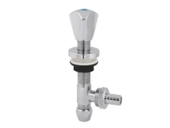 JS WASCHGERAETE-UNTERTISCHVENTIL SV,3-KT,1/2,ANSCHL.3/4SEITL.,CR